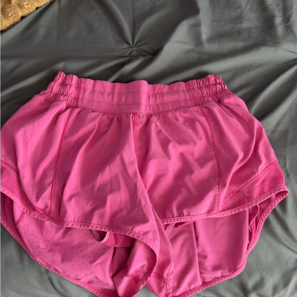 lululemon athletica Bright Pink Athletic Shorts